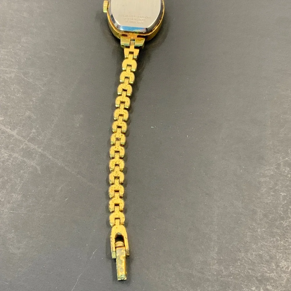 Vintage Caravelle by Bulova Ladies Gold Tone Quartz Watch P3 Swiss Parts Repair